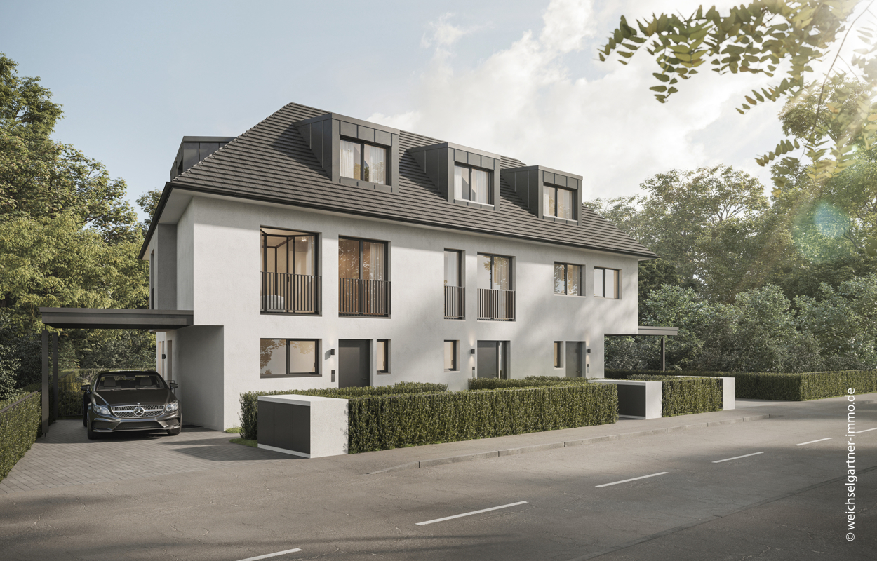 3 Stilvolle Neubau-Stadthäuser, 81476 München, Reihenmittelhaus