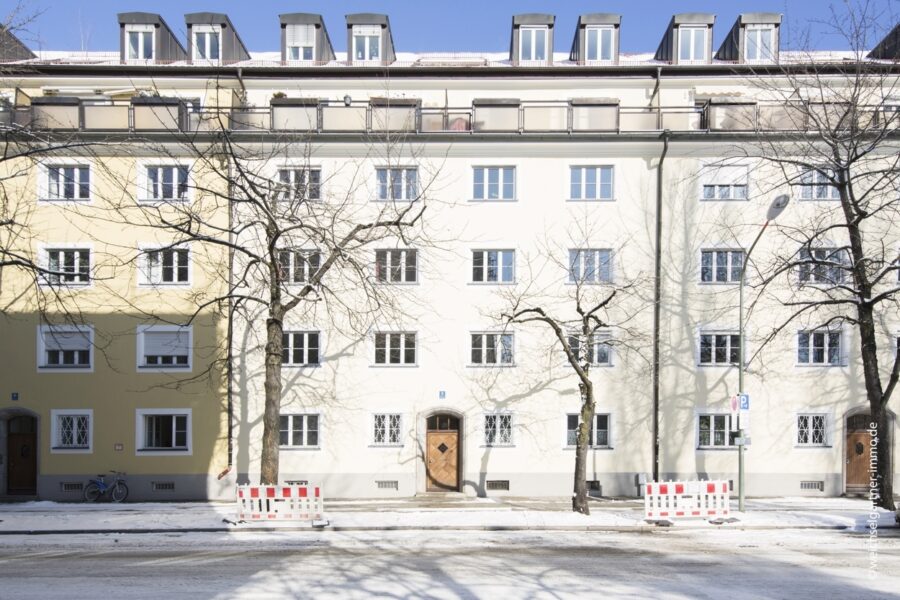 Altbauwohnung an der Münchner Freiheit - Gepflegtes Wohngebäude