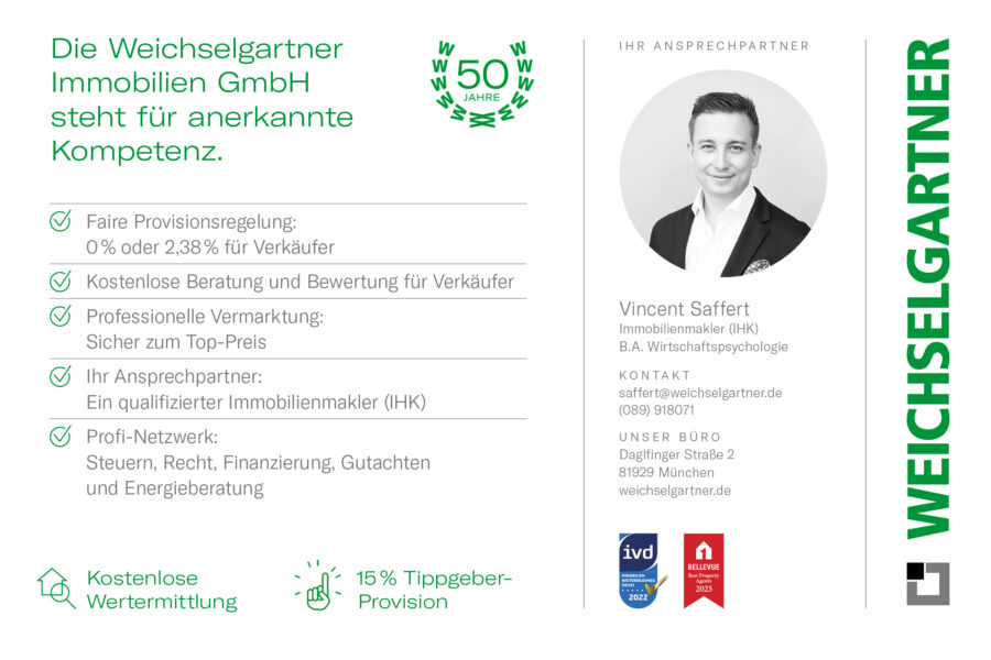 Bezugsfreie Dachterrassenwohnung in beliebter Wohnlage - Ihr Münchner Immobilienbüro