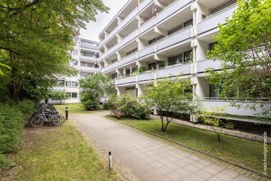 Bezugsfreie Eigentumswohnung nahe des Stiglmaierplatzes - Zuweg zum Hauseingang