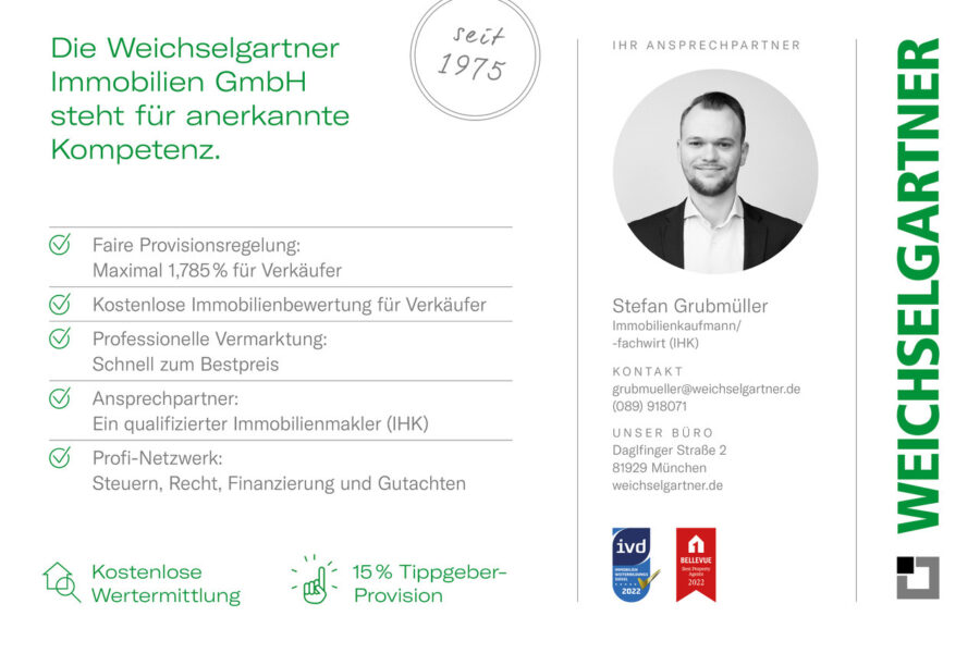 Bezugsfreie Eigentumswohnung in beliebter Wohnlage - Ihr Münchner Immobilienbüro