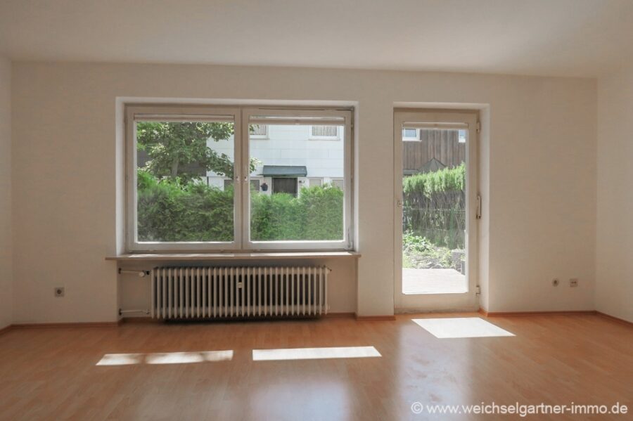 Kleines Reihenhaus mit Südwest-Garten - Wohnzimmer