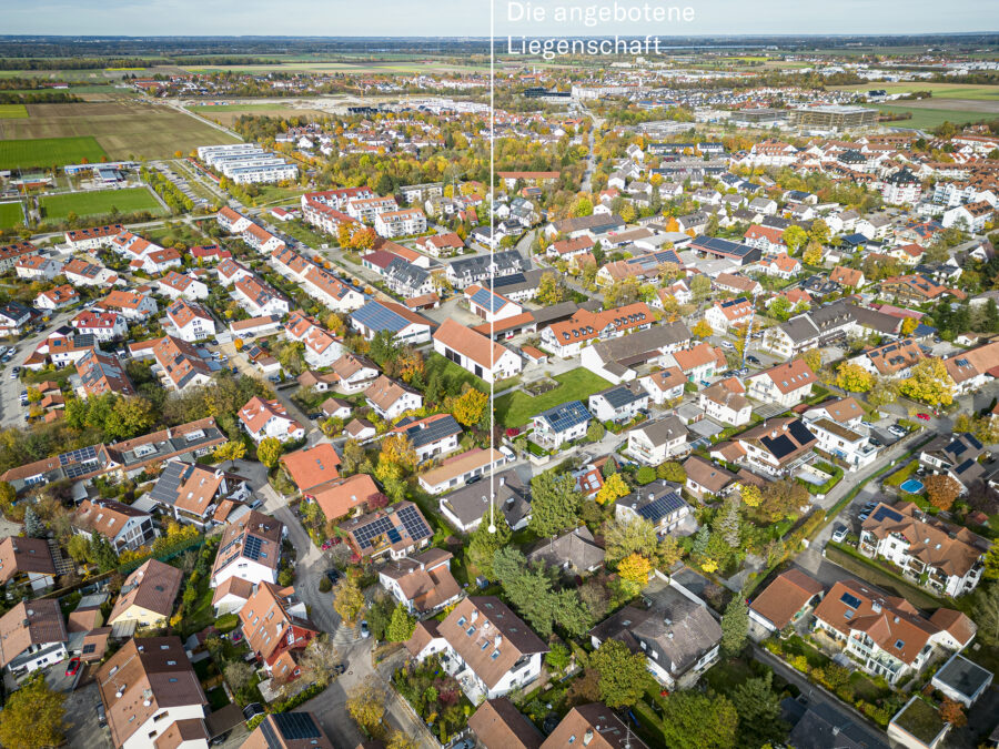 Rückwärtig gelegenes Baugrundstück in begehrter Wohnlage - Umgebungsaufnahme