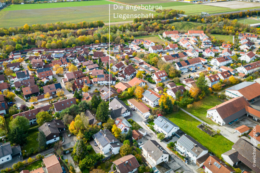 Rückwärtig gelegenes Baugrundstück in begehrter Wohnlage - Ruhige und begehrte Wohnlage