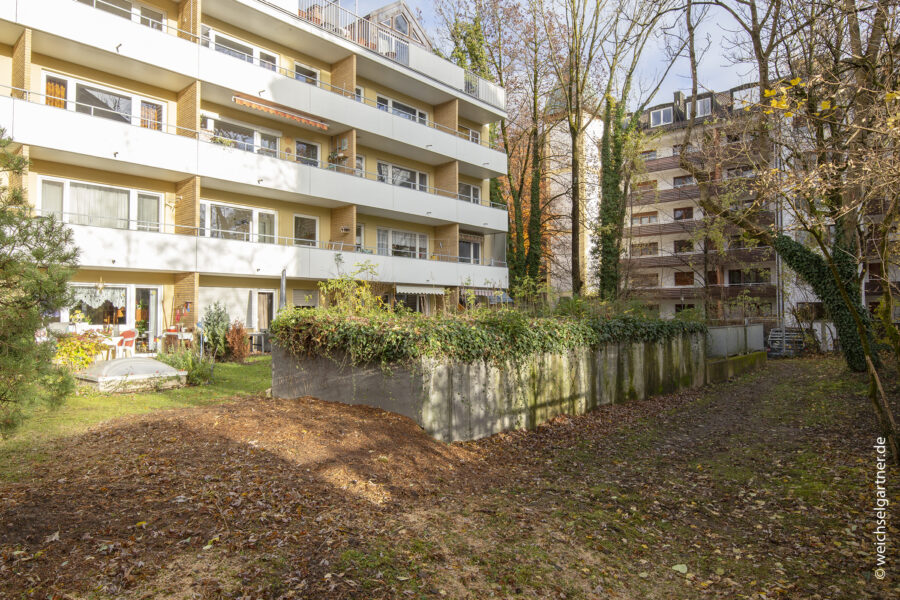 Ruhig gelegene Eigentumswohnung in beliebter Wohngegend - Blick vom Innenhof
