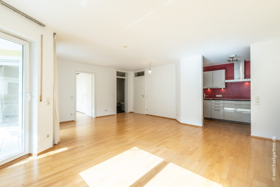 Ideal geschnittene und bezugsfreie Eigentumswohnung mit guter Energieeffizienz direkt am Ostpark - Bezugsfreie Eigentumswohnung