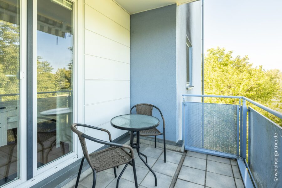 Freies, top gepflegtes Appartement mit West-Balkon und Blick ins Grüne direkt am Park - Mit ausreichend Platz