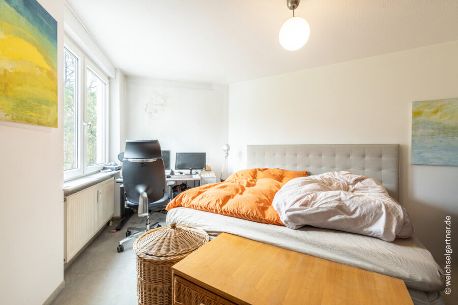 Attraktive Erdgeschosswohnung mit Südterrasse und Hobbyraum - Schlafzimmer im Erdgeschoss