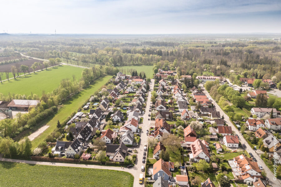 Wunderbarer Bauplatz für ein Einfamilienhaus in ruhiger Wohnlage - Blick über Fischerhäuser