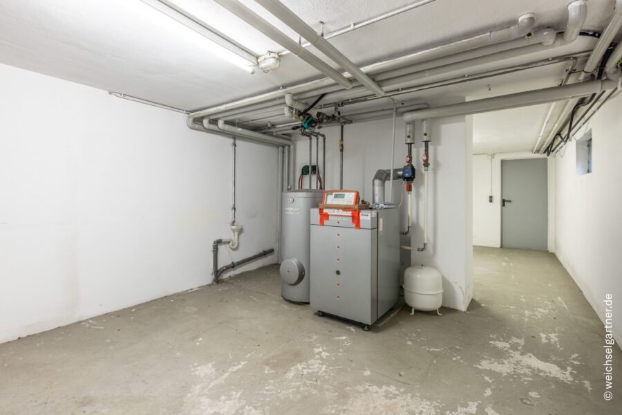 Besonderheit: Charmanter Atrium-Bungalow am Ende einer ruhigen Anliegerstraße - Heiz-/Waschraum