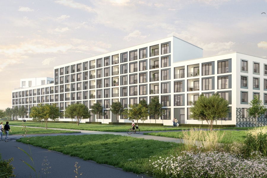 Energieeffiziente Neubau-Wohnung mit hochwertiger Ausstattung, Loggia und Tiefgaragenstellplatz - Energieeffiziente Wohnung