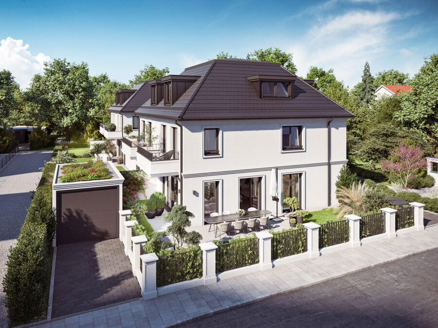 Elegante Villenhälften - Haus 1 - Ruhige Wohnlage