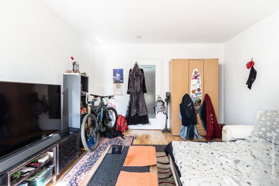 Vermietetes Appartement mit Südwest-Loggia in beliebter Wohnlage - Wohnbereich