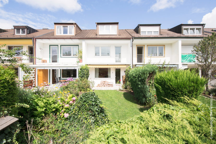 Charmantes Reihenmittelhaus in ruhiger Lage - Außenansicht - Gartenseite