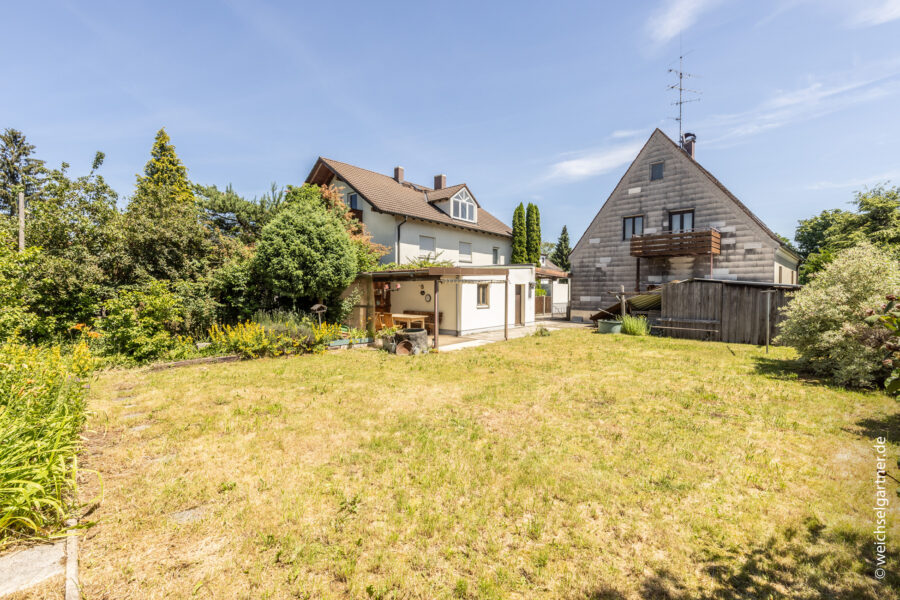 Attraktives Wohnbaugrundstück mit herrlichem West-Garten - Herrliches Baugrundstück