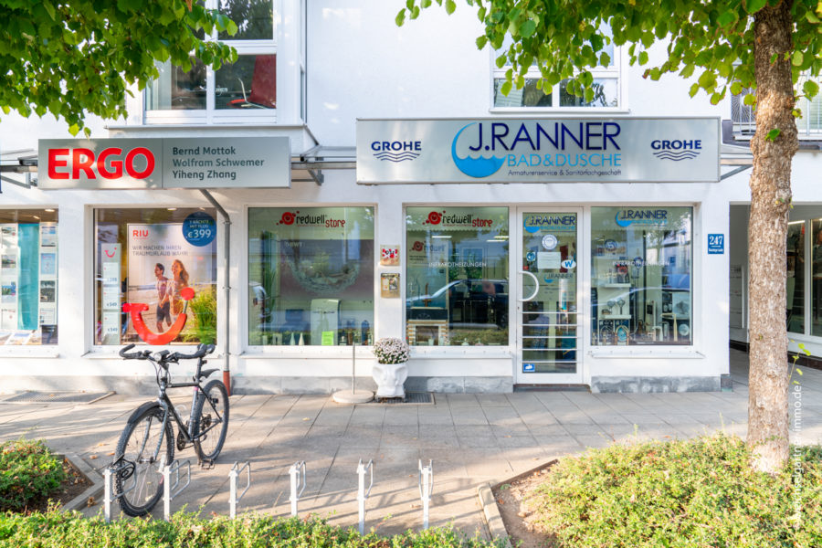 Bestens vermietete Ladeneinheit in frequentierter Lage - Außenansicht