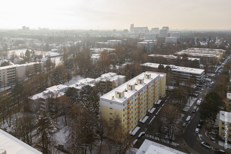 Bezugsfreie und renovierte Eigentumswohnung in guter Lage - Weitere Luftbildaufnahme