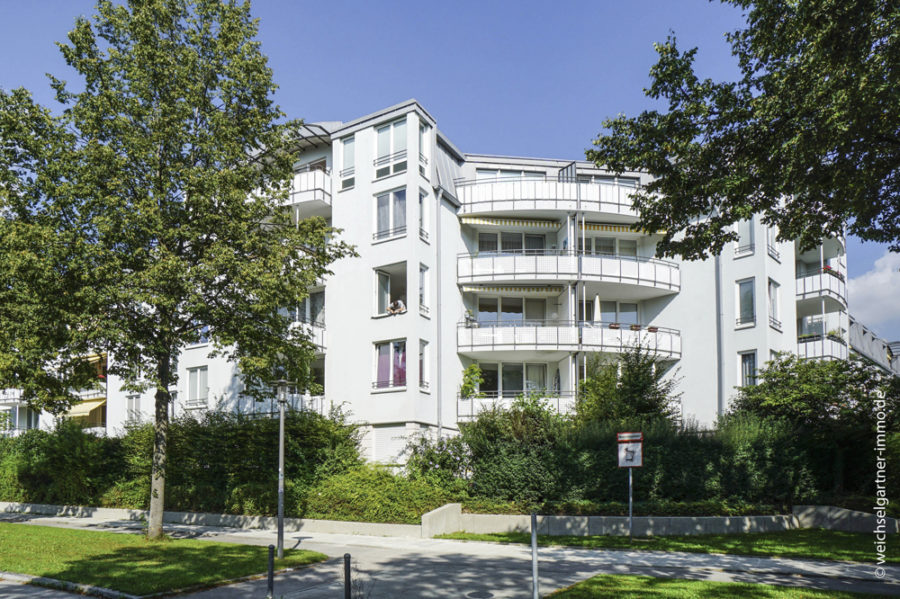 Gepflegte Eigentumswohnung mit West-Balkon in beliebter Wohnlage - Hausansicht