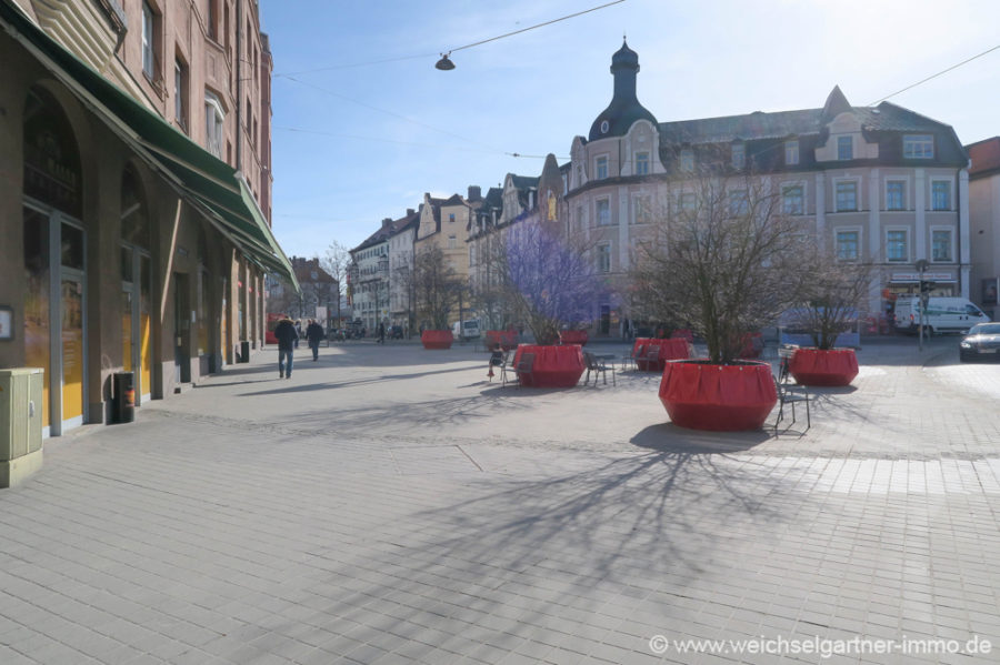 Interessante Gewerbeeinheit in Bestlage Pasings - auch Wohnnutzung möglich - Der Pasinger Marienplatz