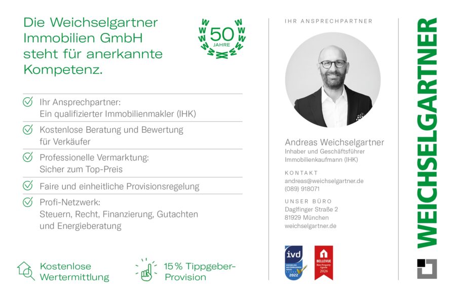 Gemütliche Doppelhaushälfte mit schönem Garten in ruhiger Wohnlage Nähe Zamilapark - Ihr Münchner Immobilienbüro
