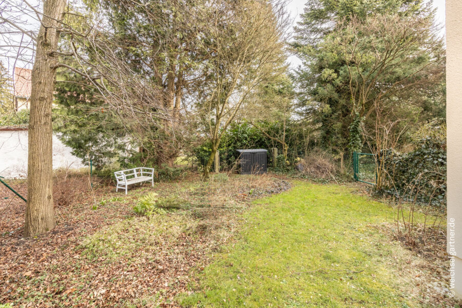 Charmante Eigentumswohnung mit großem Privatgarten - Östlicher Gartenbereich